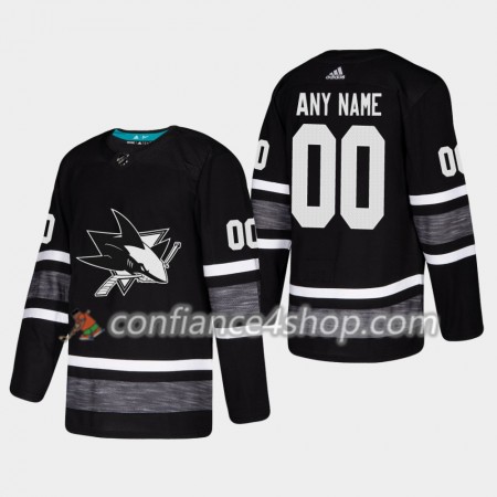 Adidas Maillot de Hockey San Jose Sharks Personnaliser 2019 All-Star Noir Authentic - Homme